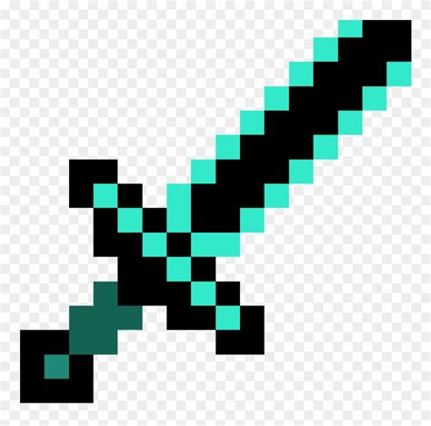 Silhouette Minecraft Sword Svg 187 File Svg Png Dxf Eps Free
