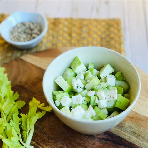 Lekkere combo van appel bleekselderij en feta
