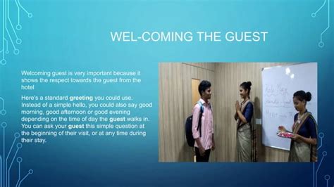 Welcoming The Guest Ppt