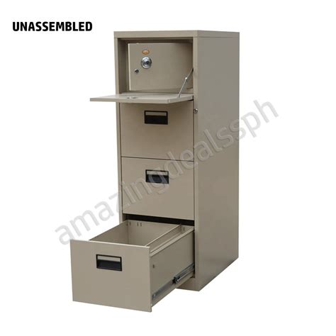 Fc 4ds Drawer Vertical Filing Cabinet With Vault Jersey Unassembled