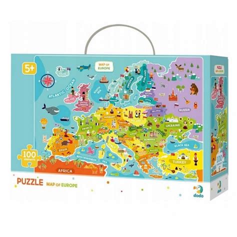 Dodo Puzzle 100 El Mapa Europy 300124