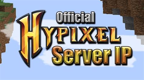 Minecraft Hypixel Server Ip 2018 How To Join Youtube
