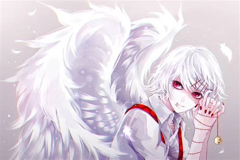 White Hair Anime Angel Boy Wallpaper Anime Wings Succubus Demons Tail