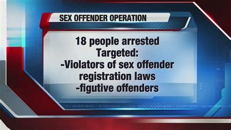 Marshals Las Vegas Police Make 18 Arrests In Sex Offender Operation
