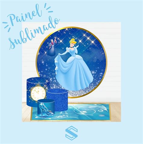 There Is A Blue Box With A Princess On It And A Clock In The Background
