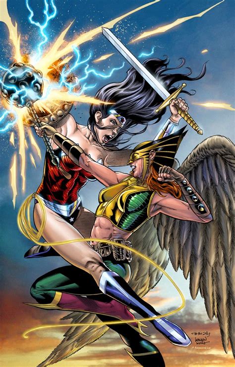 Wonder Woman Hawkgirl Walden Wong Hawkgirl Wonder Woman Dc