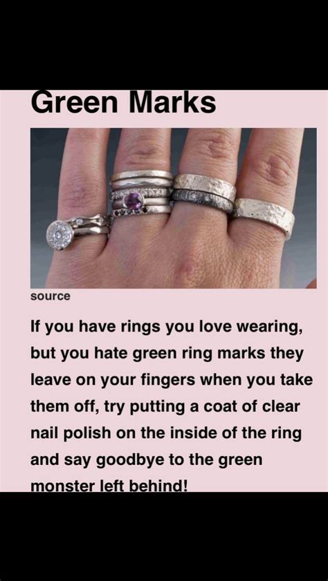 How To Get Rid Of Finger Ring Marks Margaret Greene Kapsels