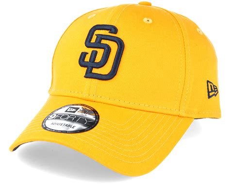 San Diego Padres League Essential Yellow Adjustable New Era Caps