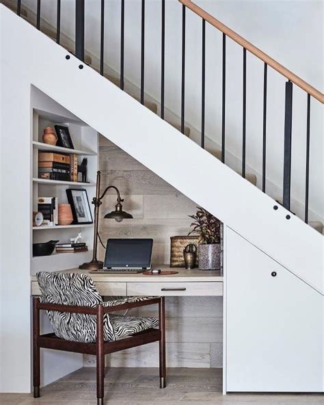 I usually put like a computer desk under the stairs or a little bathroom. Studio Kate on Instagram: "We have had such lovely feedback on our under stair office and ...