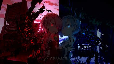 Rem And Ram Wallpaper Zero Re Ram Background Wallpapers 1920 Nawpic