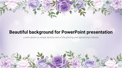 Beautiful Background For Powerpoint Presentation Template