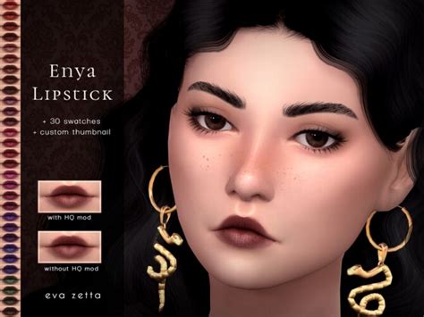 Enya Lipstick By Eva Zetta At Tsr Sims 4 Updates