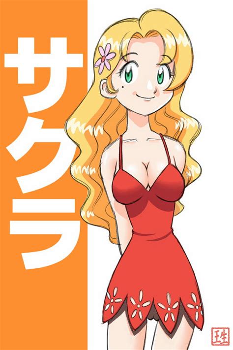 Rule 34 Blonde Hair Blue Eyes Breasts Cleavage Clothes Daisy Pokemon