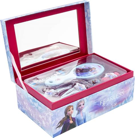 Disney Frozen 19381 Ii Jewelry Box With 6 Accessories 2 Pegs Ring