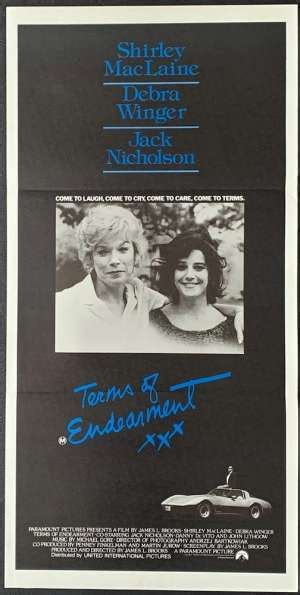 All About Movies Terms Of Endearment Daybill Poster Original 1983