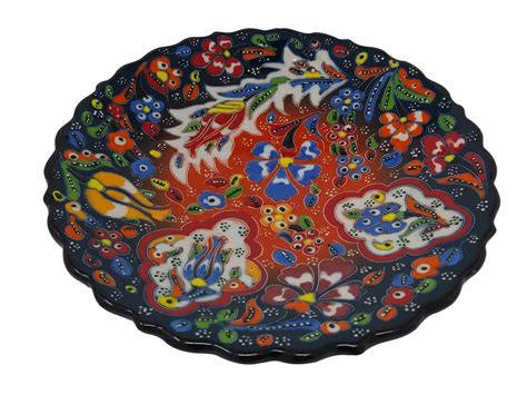 Handmade Hand Painted Turkish Decorative Ceramic Plate 7 Etsy