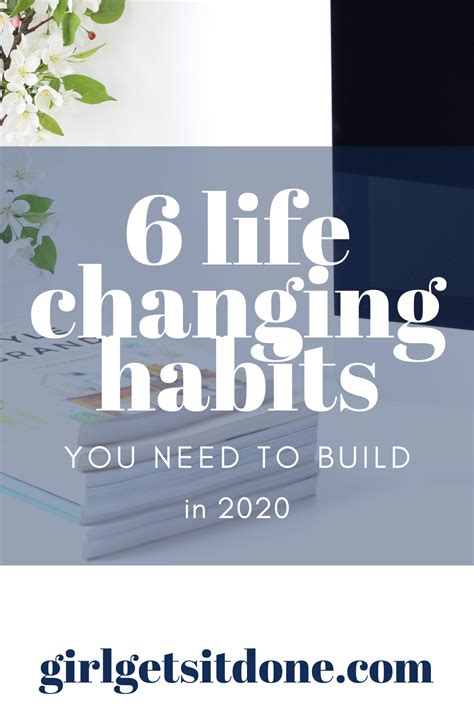 Habits To Develop For Major Growth In 2020 In 2020 Life Changing