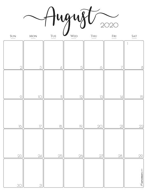 Take Printable 2021 August Calendar With Lines Best Calendar Example