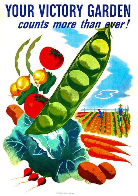Your Victory Garden Counts Now More Than Ever Vintage Poster