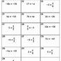 Practice Worksheets Two Step Equations