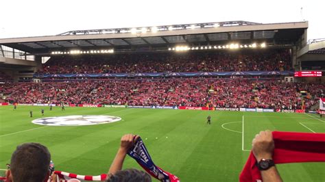 The Champions League Returns To Anfield 4k Youtube