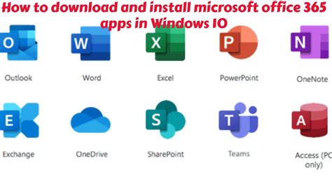 How To Download And Install Microsoft Office 365 Apps In Windows 10