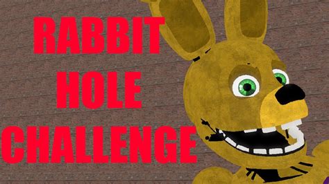 FNAF SFM RABBIT HOLE CHALLENGE WIP Tkrabbitchallenge YouTube