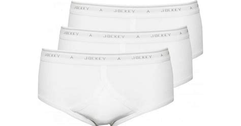 jockey classic y front brief 3 pack white see price