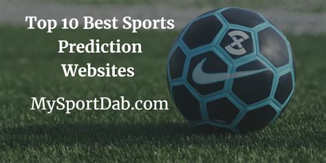 You can browse through the soccer predictions for as long as you like, and you'll never have to pay anything. Sure Prediction Sites: Top 10 Sports Best Review! - Sports ...