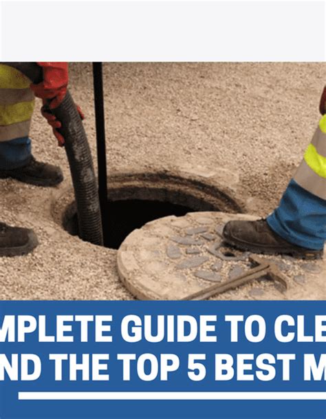 The Complete Guide To Cleaning Drains And The Top Best Methods