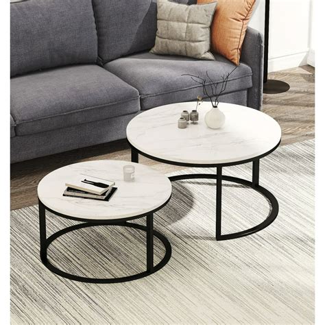 Modern Round Coffee Table Modern Round Coffee Table With Storage Faux