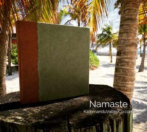 Nepali Namaste Writing & Travel Journal - Handmade in Nepal | Handmade journal, Handmade ...