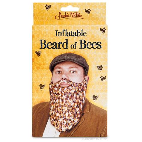 Inflatable Beard Of Bees Archie Mcphee And Co Beard Bee Dream Beard
