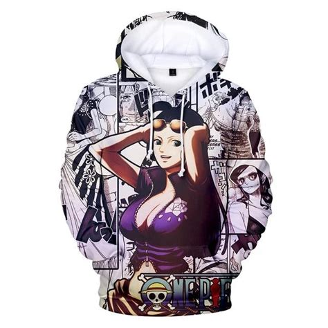 One Piece Merch Boa Hancock Cleavage Hoodie Anm0608 ®one Piece Merch