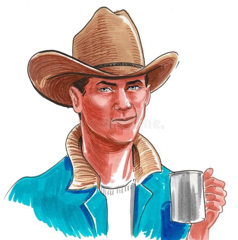 Coffee Cowboy Stock Illustrations 252 Coffee Cowboy Stock