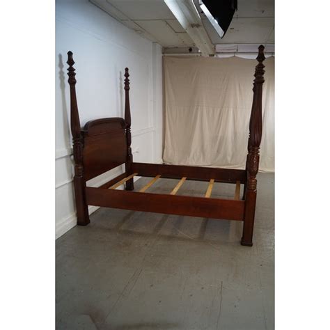 Pennsylvania House Solid Cherry Queen Poster Bed Chairish