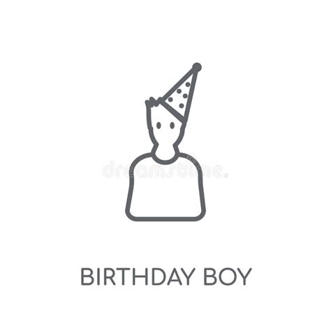 Birthday Boy Icon Trendy Birthday Boy Logo Concept On White Background