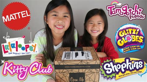 Toy Box Monthly Subscription Box October 2016 Unboxing Girls Youtube