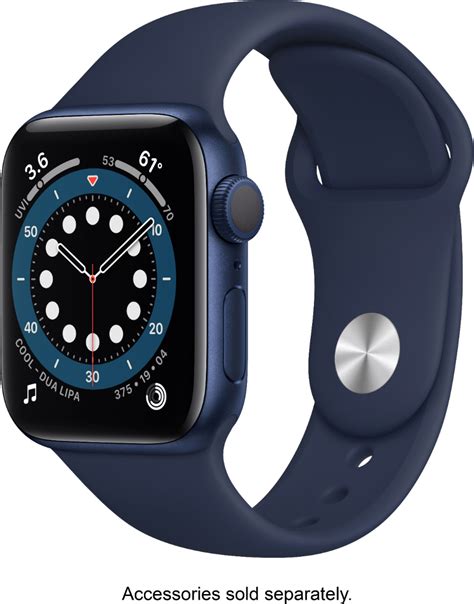 Apple Watch Series 6 (GPS) 40mm Blue Aluminum Case with ...