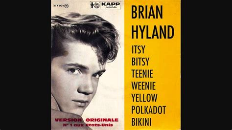 ‘itsy bitsy teenie weenie yellow polkadot bikini by brian hyland peaks at 1 in usa 60 years
