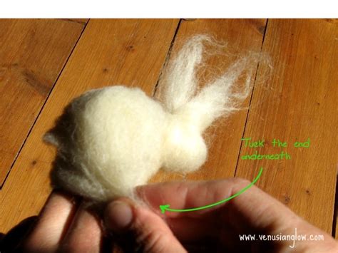 Easy Craft Tutorial Little Fluffy Bunny Venusianglow