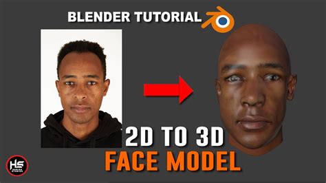 Create A 3d Face Using 2d Image In Blender Tutorials Harish