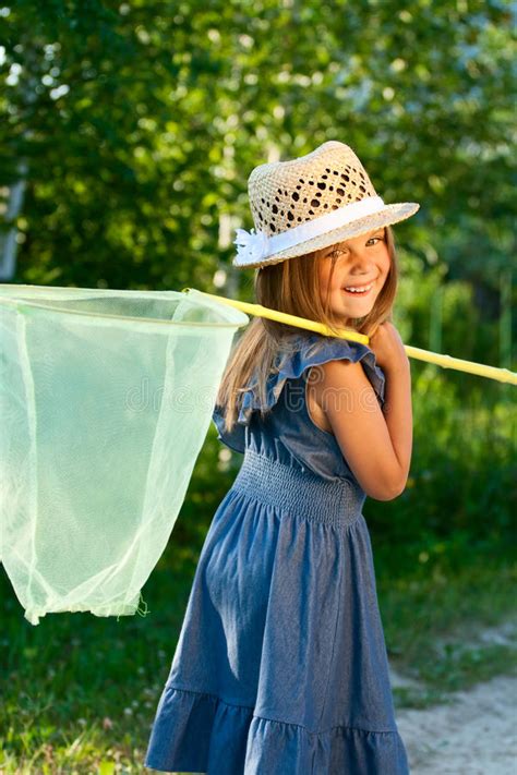 Little Girl Fishing Stock Photo Image Of Little Hook 11780002