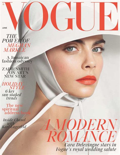 Cara Delevingne In Vogue Magazine Uk June 2018 Issue Hawtcelebs