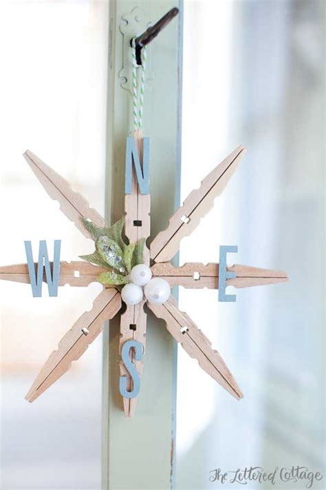 Clothespin Christmas Crafts Rustic Crafts And Chic Decor