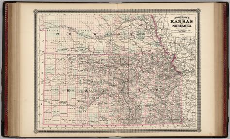 Kansas And Nebraska David Rumsey Historical Map Collection