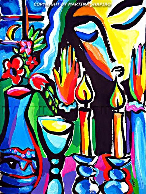 Expression Of Shabbat Still Life Painting Jewish Painting By Artist