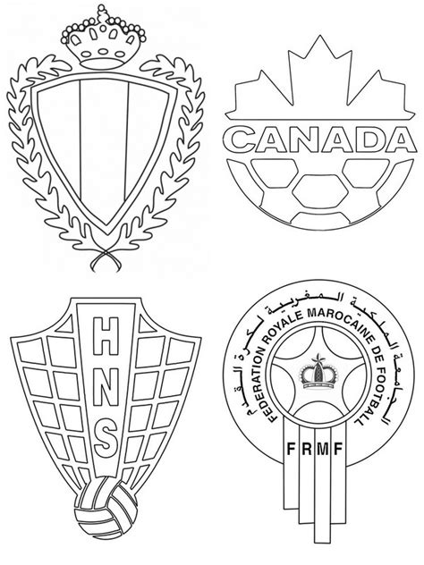 Coloring Page Fifa World Cup 2022 Group F 95