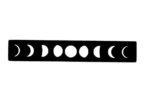 Moon Phases Reusable Washable Stencil Etsy