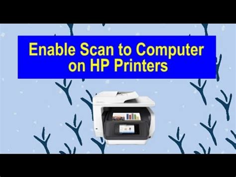 I plugged in the usb & it has installed the printer & it is working. Enable Scan to Computer for HP Printers (2017): For HP ...